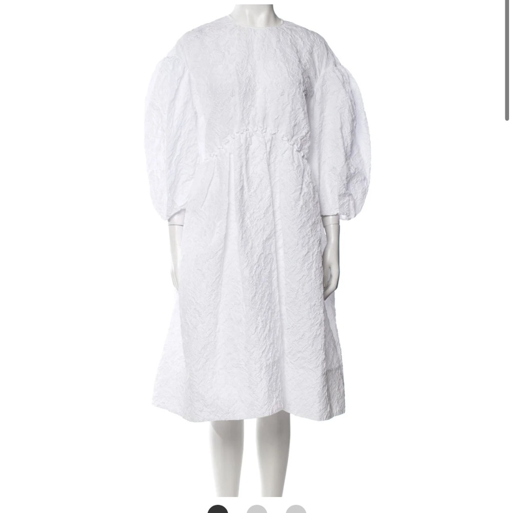 Simone Rocha white midi dress
